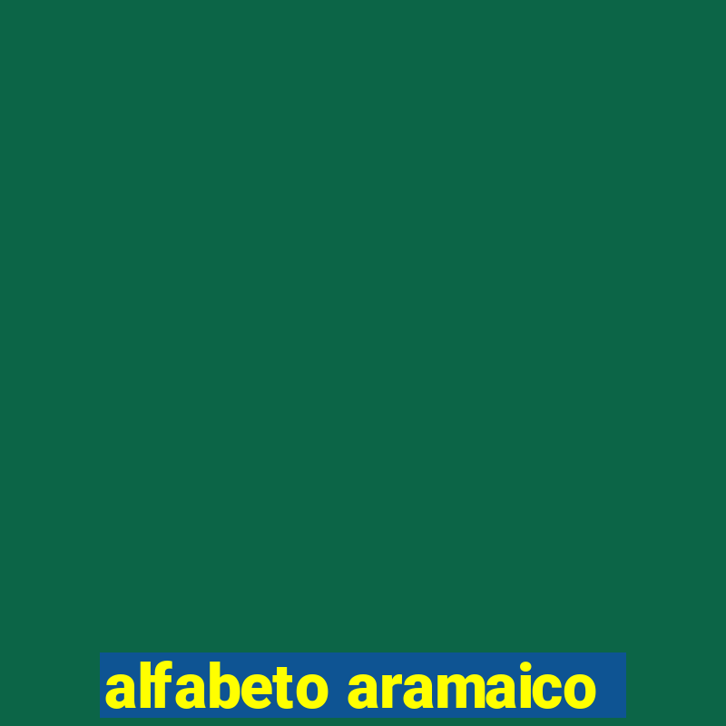 alfabeto aramaico